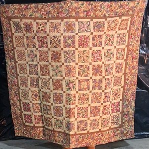 Floral Patchwork Quilt