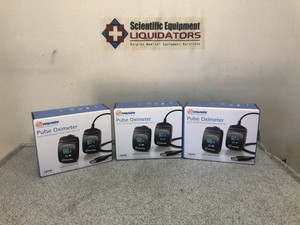 12694 - Lot of 3x NEW Nonin 3230 Bluetooth Smart Pulse Oximeters
