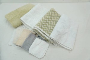 bath towels and wash clothes
