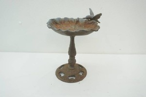 cast iron bird bath 11 tall