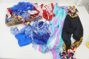nice group of childrens dance outfits and accessories