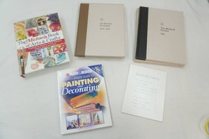 group of craftpainting books The World of Picasso, The World of Rembrandt The Michaels Book of Arts and Crafts, The Complete Guide to Painting and Decorating