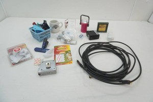 household hardware coaxial cable, tape measure, 3M hanging hooks and adhesive strips, magnet clips, drawer handles