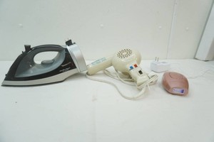 Hamilton Beach iron, Conair hair blower, IPL Hair removal device
