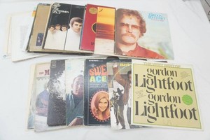 group of vintage vinyl albums including Gordon Lightfoot, Neil Diamond, Herb Alpert, The Mamas and Papas