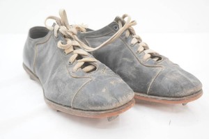 1930s vintage black Fleetfoot Leather Sports cleats