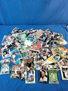 Vintage and modern baseball trading cards