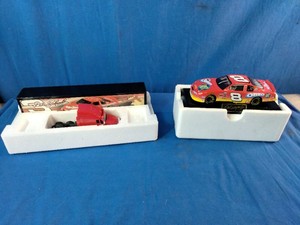 Dale Earnhardt Jr. #8 OreoRitz NASCAR diecast stock car and matching semi-truck transporter set