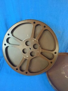 Vintage 14 metal 16mm film reel