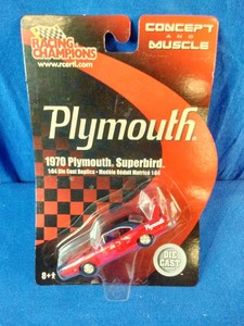 Racing Champions Concept and Muscle 164 scale die-cast replica of a 1970 Plymouth Superbird