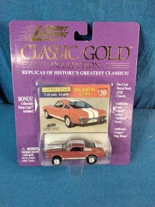 1998 Johnny Lightning Classic Gold Collection 164 scale die-cast model of a 1966 Shelby GT 350