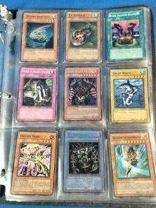Vintage Yu-Gi-Oh trading cards