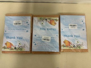 3pgks Baby Shower Thank you Cards