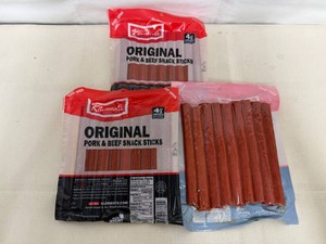 3x Klements Original Pork & Beef Snack Sticks