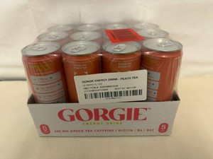 12x Gorgie Enery Drink-Peach Tea
