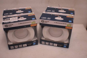 4 inch White Recessed LED Trim