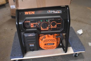 WEN DF5600X 5,600-Watt Dual Fuel Portable Generator with Wheel Kit, Electric Start, and CO Watchdog