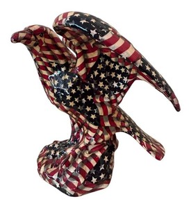 G - Eagle Sculpture - American Flag Stars & Stripes