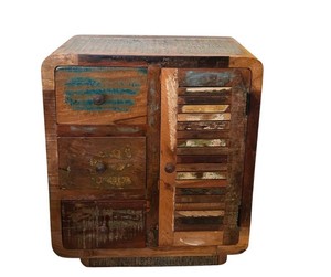 G - Sideboard - VidaXL Solid Reclaimed Wood Cabinet