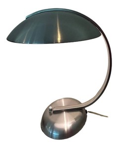G - Desk Lamp - Sculptural Arched Metal Dome Shade