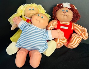 O - Cabbage Patch Kids Dolls - Vintage Group of 3