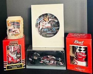 O - NASCAR Collectibles Group of 4 - Dale Earnhardt Jr. Budweiser & Goodwrench