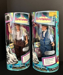 O - Vintage The Honeymooners Figures - Ed Norton & Ralph Kramden (Lot of 2)