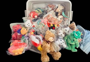 O - Vintage Ty Beanie Babies Collectible Plush Mixed Lot