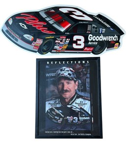 O - NASCAR Dale Earnhardt Goodwrench #3 Wall Hanging & Framed Print