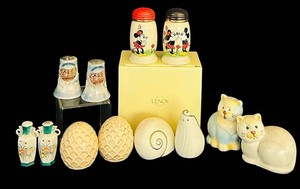 O - Salt & Pepper Shaker Mixed Lot - 6 Pairs, Disney, Souvenir & Figurals