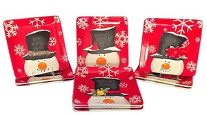 K - Holiday Dinner Plates - Certified International Barb Tourtilotte (Lot of 12)