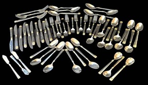 K - Stainless Steel Flatware Set - Cambridge 52-Piece