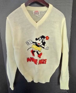K - Minnie Mouse Sweater - Disney Character Fashions Ladies Large