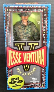K - Action Figure - Jesse Ventura 12-Inch Fully Articulated New in Packaging
