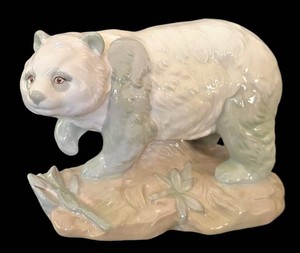 K - Vintage Porcelain Panda Figurine - Japan