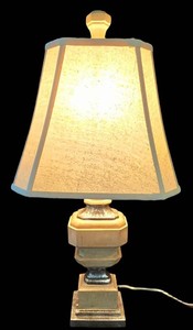K - Table Lamp - Neutral Tone Fabric Shade 1890MC-1L