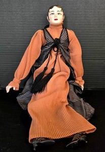 K - Porcelain Head Doll - Stuffed Torso & Limbs