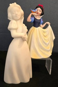 O - Snow White Figurines - Disney Cameo Onyx & Musical Mixed Lot