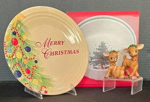 O - Christmas China & Reindeer Mixed Lot - Nikko, Fiesta & Lefton