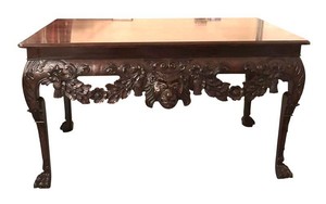 G - Irish George II Style Mahogany Console Table