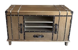 G - Pier 1 Imports Trunk Style Media Cabinet