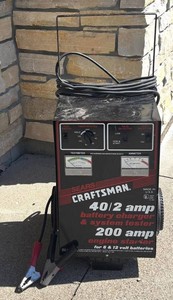 G - Craftsman 402 Amp 612V Battery Charger Model 934.71652