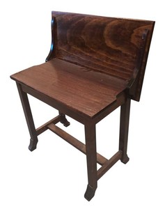 G - Vintage Drop-Down Wooden Bench