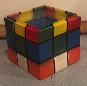 G - Vintage Rubiks Cube-Style Toy Box