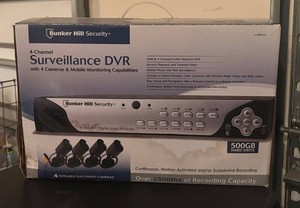 G - Bunker Hill 4-Channel Surveillance DVR Security 4-Camera System
