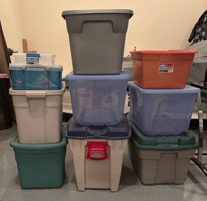 G - Storage Bins Mixed Lot