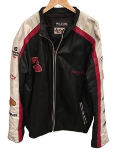 FC - Vintage Dale Earnhardt Wilsons Leather Racing Jacket Size XL