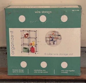 G - New Organize It 6-Cube Unit