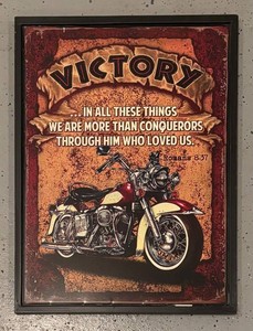 G - Victory Motorcycle Metal Sign