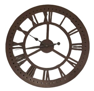 G - Metal Roman Numeral Wall Clock